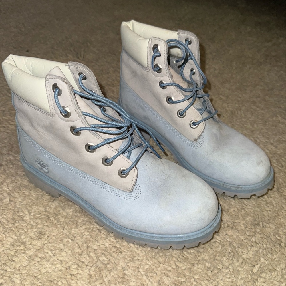 Timberland Light Blue Boots